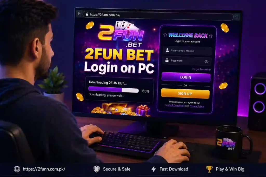2FUN Bet Game Login on PC or Laptop
